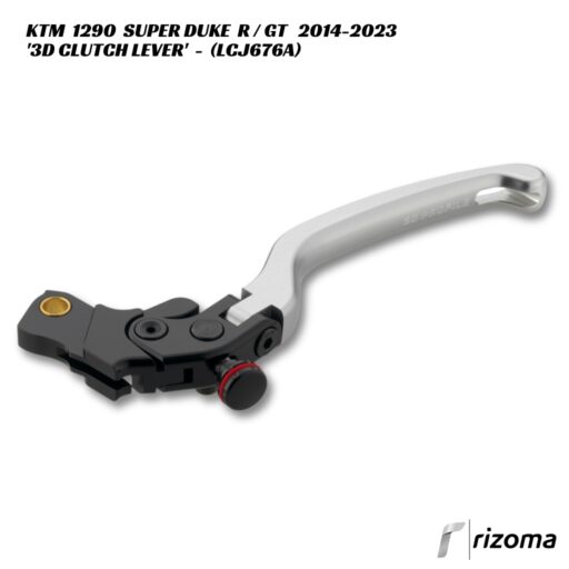 Rizoma 3D Adjustable Clutch Lever - LCJ676A - KTM 1290 Super Duke R / GT 2014-2023