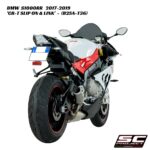 SC-Project CR-T Slip-On & Titanium Link Pipe - B25A-T36 - BMW S1000RR 2017-2019