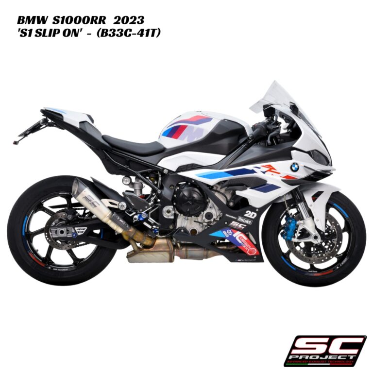 SC-Project S1 Titanium Slip-On - B33C-41T - BMW S1000RR / M1000RR 2023
