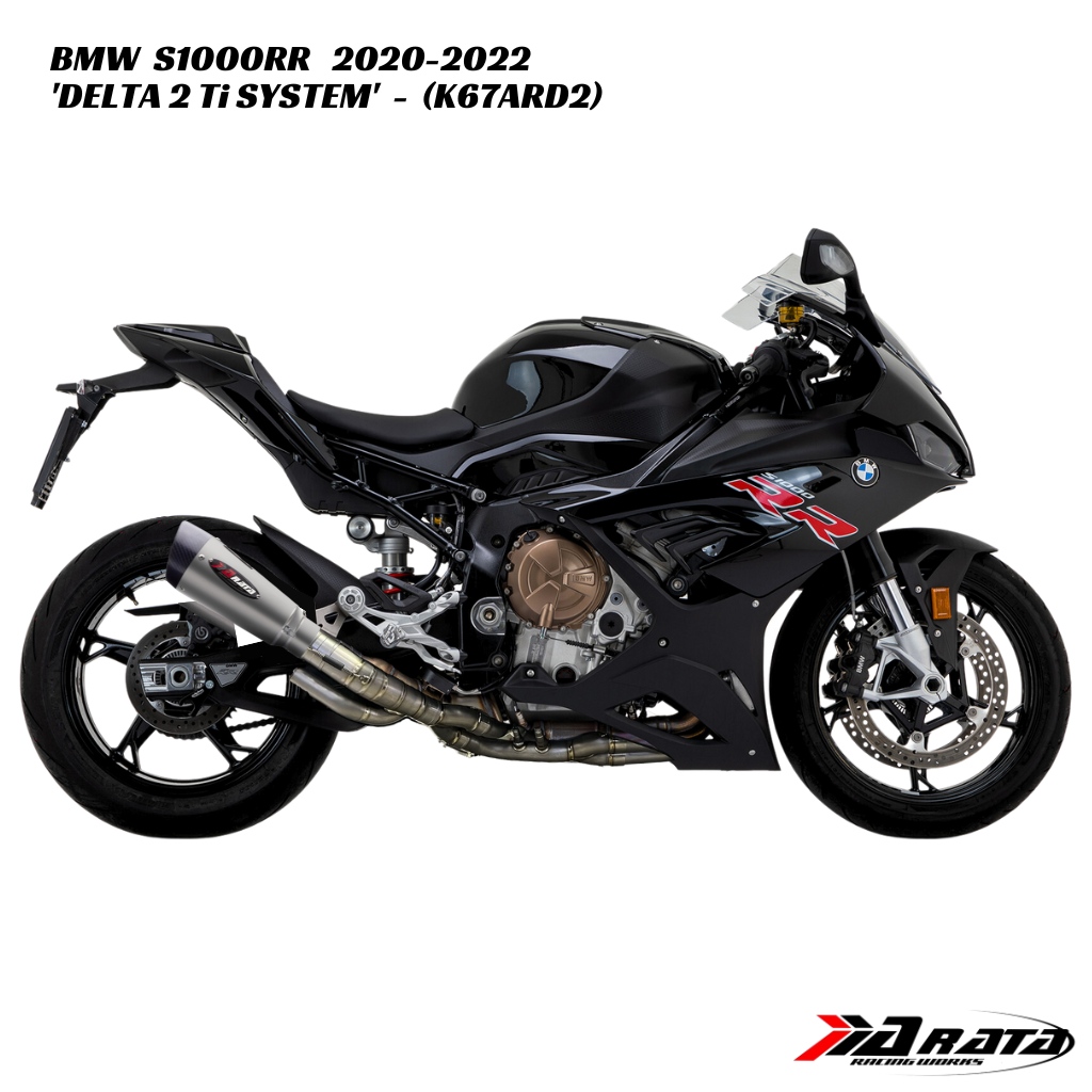 Arata Delta 2 Full Titanium Exhaust System - K67ARD2 - BMW S1000RR / M1000RR 2020-2022