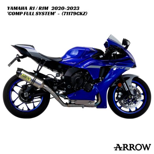 Arrow Competition Full Titanium System - 71179CKZ - Yamaha R1 / R1M 2020-2023