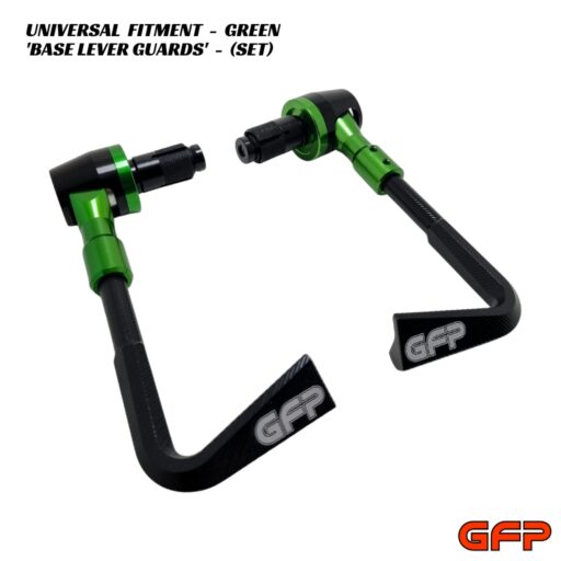 GFP Base Aluminium Lever Guards - SET - GREEN