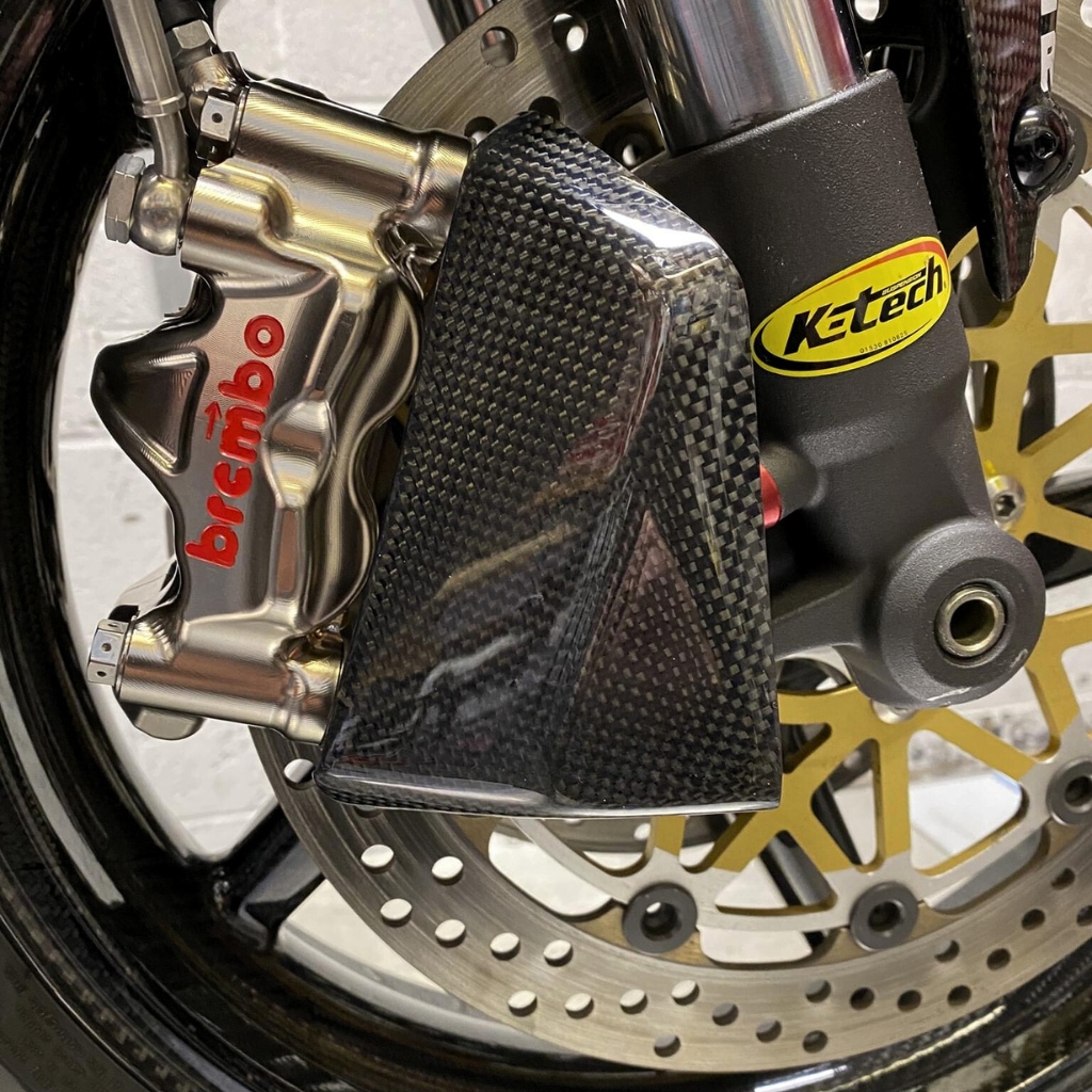 GFP Carbon Fiber Brake Coolers V2 - MATTE - Ducati Panigale 1299 / S / R 2015-2017