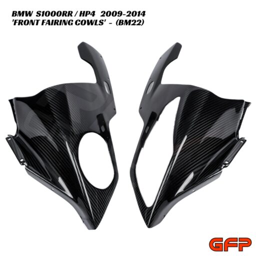 GFP Carbon Fiber Front Fairing Cowl Panels - BMW S1000RR / HP4 2009-2014