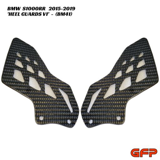 GFP Carbon Fiber Heel Guards V1 - SET - BMW S1000RR 2015-2019