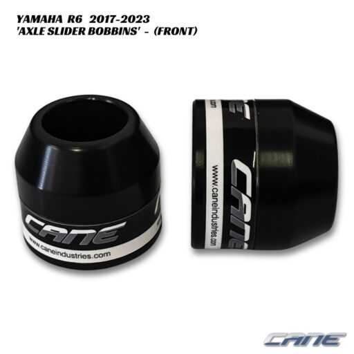 Cane Axle Slider Bobbins - FRONT - Yamaha R6 2017-2023