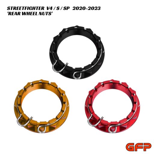 GFP Aluminium Rear Wheel Nut - Ducati Streetfighter V4 / S / SP 2020-2023