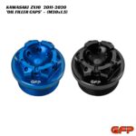 GFP Billet Pre-Drilled Oil Filler Caps - Kawasaki ZX10 2011-2020