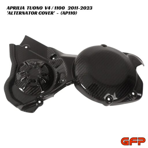 GFP Carbon Fiber Alternator & Sprocket Cover - Aprilia Tuono V4 / 1100 2011-2023