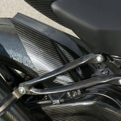 GFP Carbon Fiber Exhaust Bracket - BMW S1000RR / HP4 2009-2014