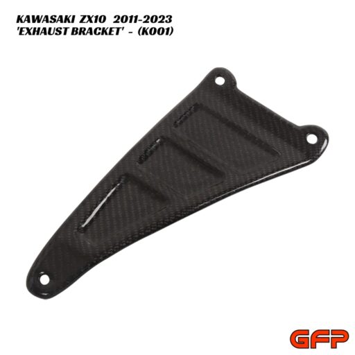 GFP Carbon Fiber Exhaust Bracket - Kawasaki ZX10 2011-2023