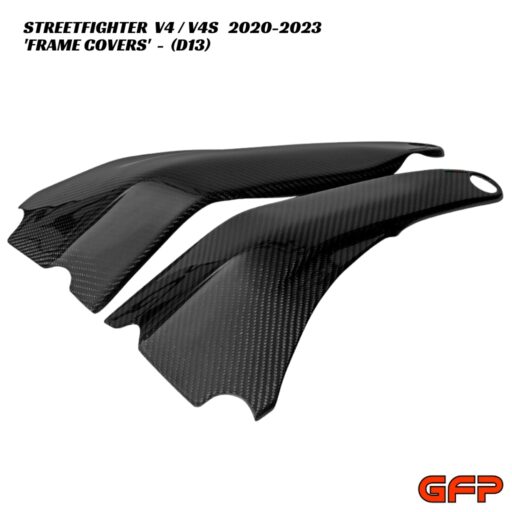 GFP Carbon Fiber Frame Covers - Ducati Streetfighter V4 / V4S 2020-2023
