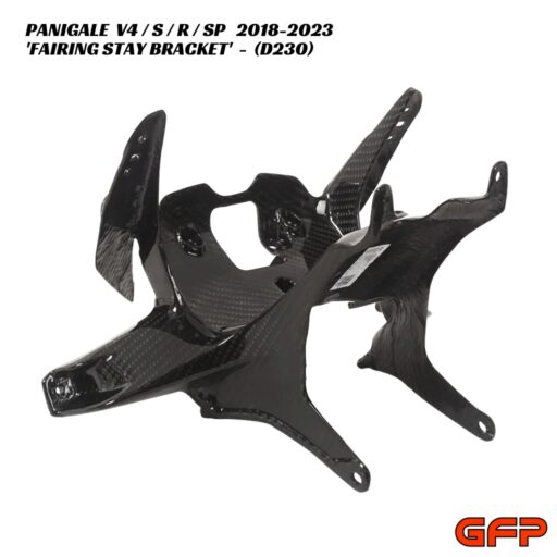 GFP Carbon Fiber Front Fairing Stay Bracket - Ducati Panigale V4 / S / R / SP 2018-2023