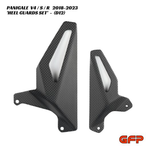 GFP Carbon Fiber Heel Guards - Ducati Panigale V4 / S / R 2018-2023