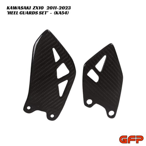 GFP Carbon Fiber Heel Guards - Kawasaki ZX10 2011-2023