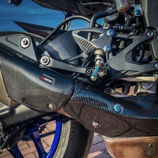 GFP Carbon Fiber Heel Guards - Yamaha R1 / R1M 2015-2023
