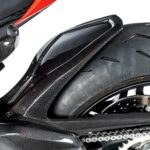 GFP Carbon Fiber Hugger With Chain Guard - GLOSS - Ducati Panigale V4 / S / R 2018-2023
