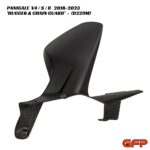 GFP Carbon Fiber Hugger With Chain Guard - MATT - Ducati Panigale V4 / S / R 2018-2023