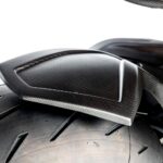 GFP Carbon Fiber Hugger With Chain Guard - MATT - Ducati Panigale V4 / S / R 2018-2023