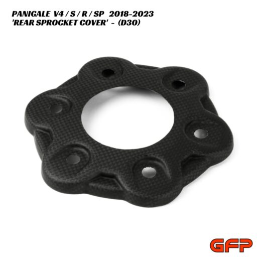 GFP Carbon Fiber Rear Sprocket Cover - Ducati Panigale V4 / S / R / SP 2018-2023