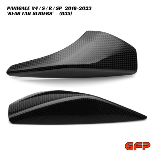 GFP Carbon Fiber Rear Tail Sliders - Ducati Panigale V4 / S / R / SP 2018-2023
