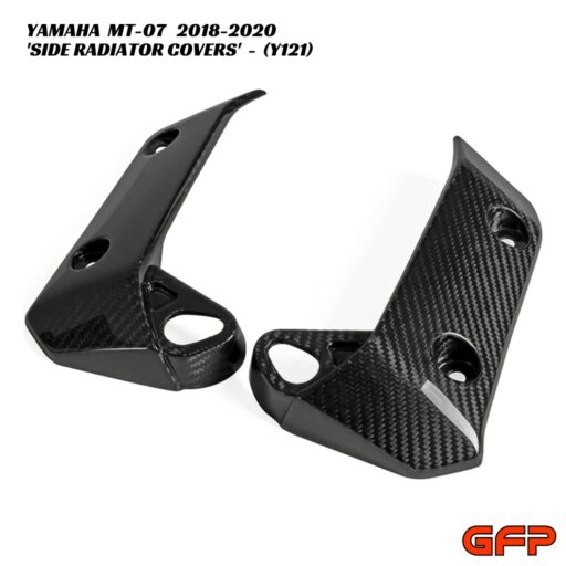 GFP Carbon Fiber Side Radiator Covers - Yamaha MT-07 2018-2020