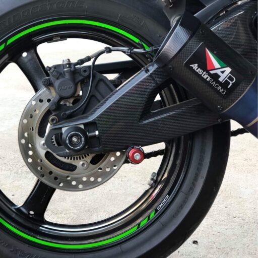 GFP Carbon Fiber Swingarm Covers - Kawasaki ZX10 2016-2023