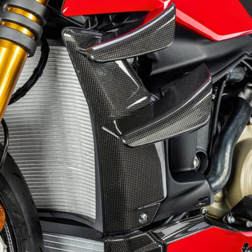 GFP Carbon Fiber UPPER Radiator Covers - Ducati Streetfighter V4 / V4S 2020-2023
