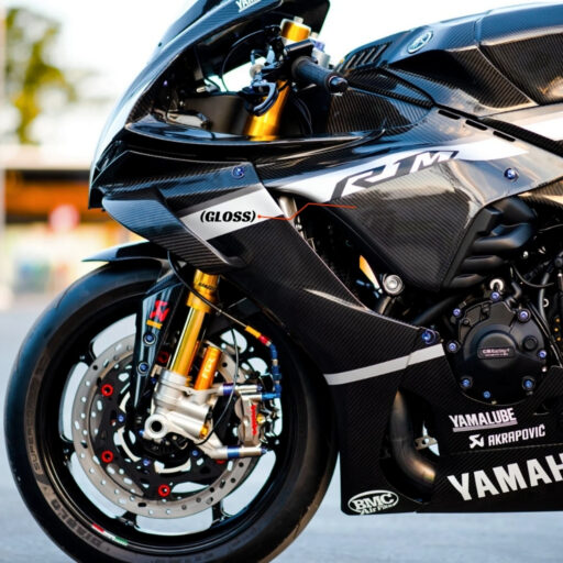 GFP Carbon Fiber Upper Side Fairing Panels - Yamaha R1 / R1M 2020-2023