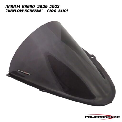 Powerbronze Airflow Double Bubble Screens - 400-A110 - Aprilia RS660 2020-2023