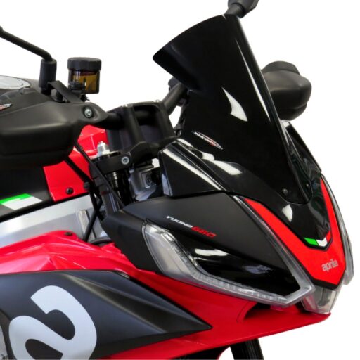 Powerbronze Airflow Double Bubble Screens - 400-A111 - Aprilia Tuono V4 1100 2021-2023