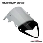 Powerbronze Airflow Double Bubble Screens - 400-B103 - BMW S1000RR / HP4 2009-2014