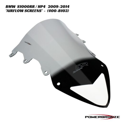 Powerbronze Airflow Double Bubble Screens - 400-B103 - BMW S1000RR / HP4 2009-2014