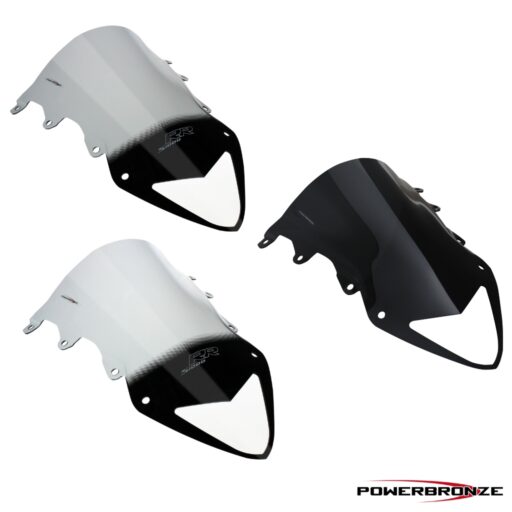 Powerbronze Airflow Double Bubble Screens - 400-B103 - BMW S1000RR / HP4 2009-2014