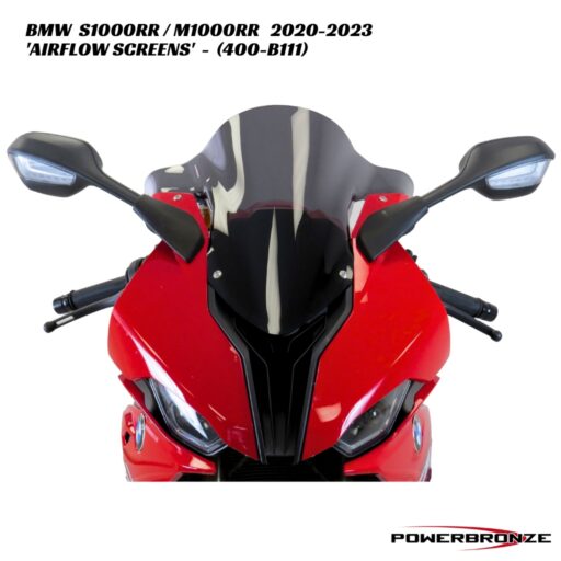 Powerbronze Airflow Double Bubble Screens - 400-B111 - BMW S1000RR / M1000RR 2020-2023
