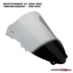 Powerbronze Airflow Double Bubble Screens - 400-D113 - Ducati Panigale V2 2020-2023