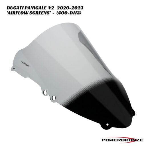 Powerbronze Airflow Double Bubble Screens - 400-D113 - Ducati Panigale V2 2020-2023