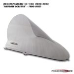 Powerbronze Airflow Double Bubble Screens - 400-D115 - Ducati Panigale V4 / V4S 2020-2023