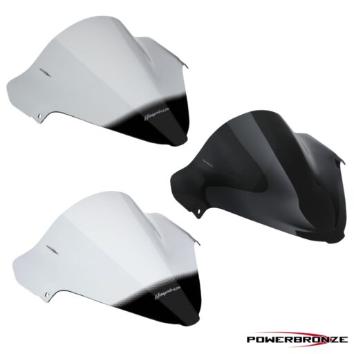 Powerbronze Airflow Double Bubble Screens - 400-S118 - Suzuki Hayabusa 2008-2019
