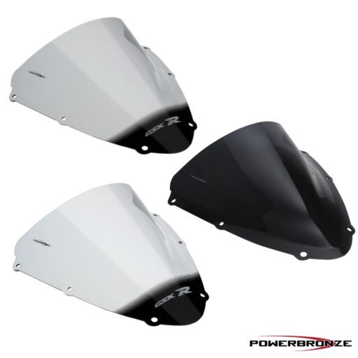 Powerbronze Airflow Double Bubble Screens - 400-S120 - Suzuki GSXR600 / GSXR750 2008-2010