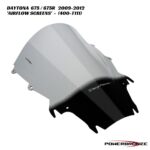 Powerbronze Airflow Double Bubble Screens - 400-T111 - Triumph Daytona 675 / 675R 2009-2012