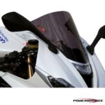 Powerbronze Airflow Double Bubble Screens - 400-T113 - Triumph Daytona 675 / 675R 2013-2016