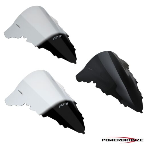 Powerbronze Airflow Double Bubble Screens - 400-Y121 - Yamaha R1 2009-2014