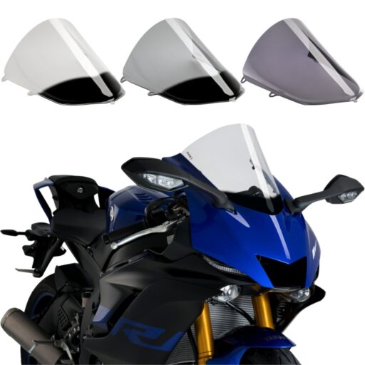 Puig R-Racer Double Bubble Screens - 3633 - Yamaha R6 2017-2023