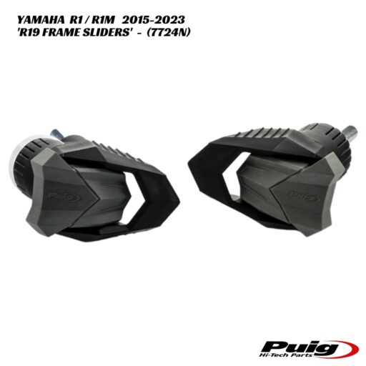 Puig R19 Frame Sliders / Crash Bobbins - 7724N - Yamaha R1 / R1M 2015-2023