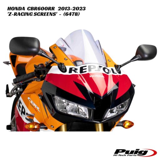 Puig Z-Racing Double Bubble Screens - 6478 - Honda CBR600RR 2013-2023