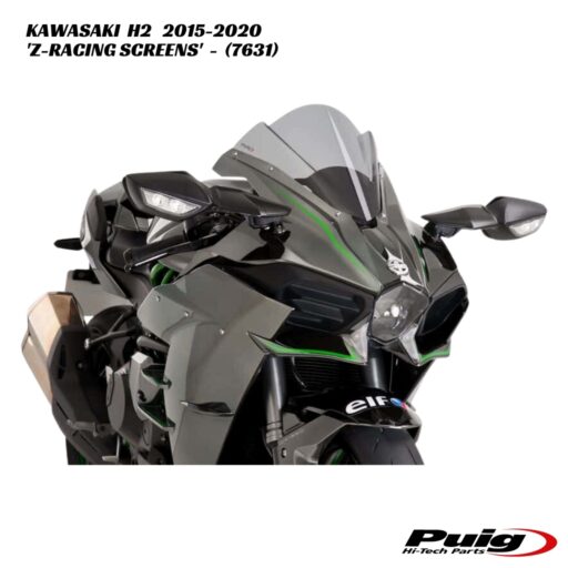 Puig Z-Racing Double Bubble Screens - 7631 - Kawasaki H2 2015-2020