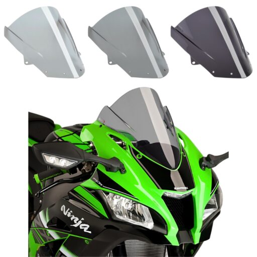 Puig Z-Racing Double Bubble Screens - 8912 - Kawasaki ZX10 2016-2020