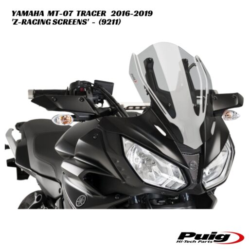 Puig Z-Racing Double Bubble Screens - 9211 - Yamaha MT-07 Tracer 2016-2019