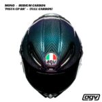 AGV Pista GP RR Carbon Helmet - MONO IRIDIUM CARBON